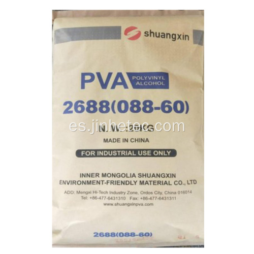 Shuangxin PVA Resina de alcohol polivinílico 1788 2488 2688